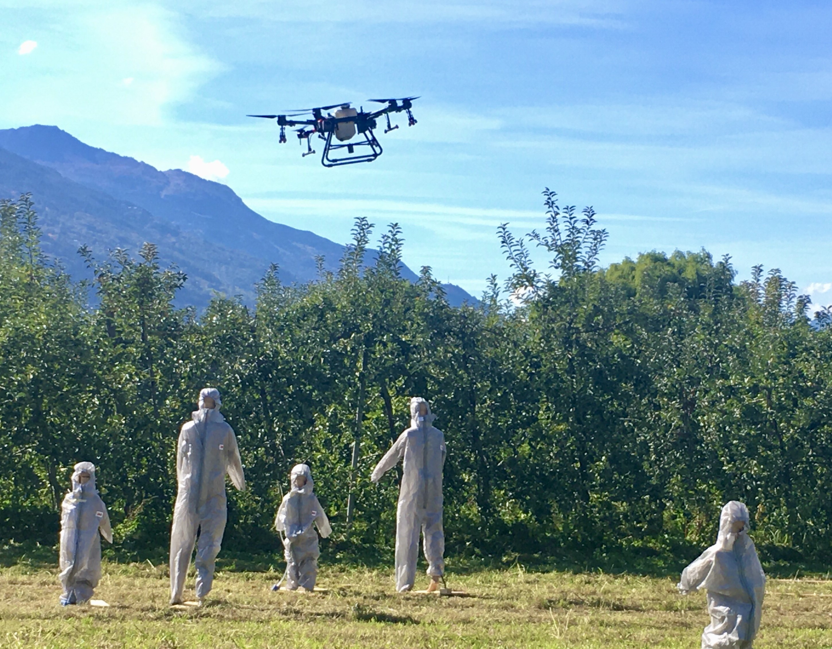 Traitements phytosanitaires par drones: risques pour les riverains?