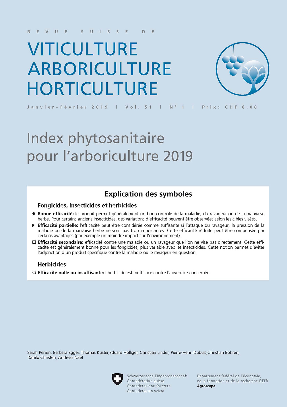 Index phytosanitaire pour l'arboriculture