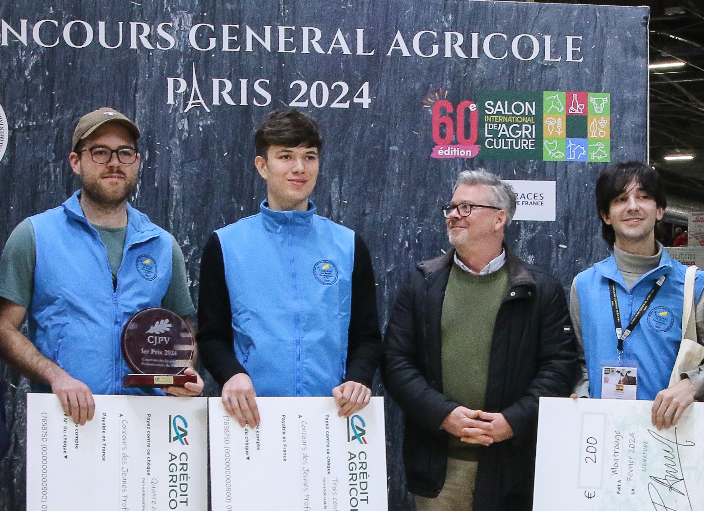 Paris - concours européen des jeunes professionnels du vin (CEJPV) - la Suisse remporte le 1er prix